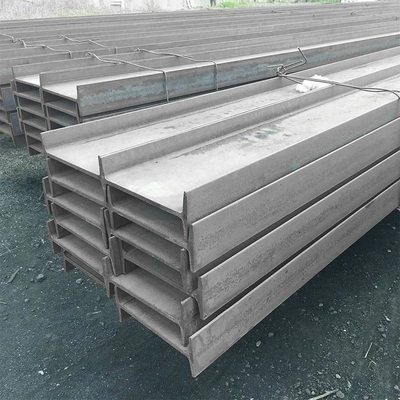 Aço estrutural S235jr S275jr S355jr Q235 Q355 Secção de viga I galvanizada soldada