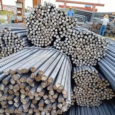 Tolerância de 1% HRB335 HRB400 HRB500 Ferro Barras de aço deformadas Rodas de aço laminadas a quente Rebar de aço
