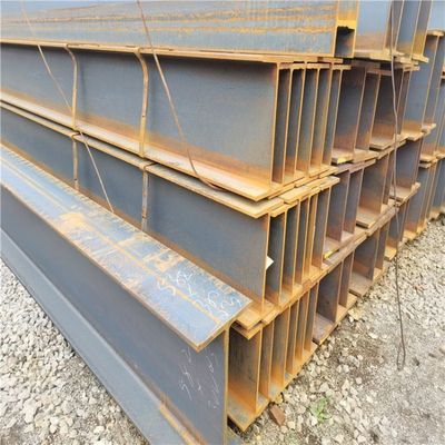 Feixas H laminadas a quente 100 mm 20 mm S235jr A36 S275jr S comprimento 12m ou feixas H personalizadas 150X150 para construção naval