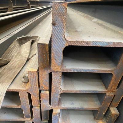 GB Standard Construction Steel H Beams Ss400/S235jr/S275jrs355jr/Q235/Q355 Dispõe de estoque