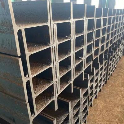 6m comprimento H viga ASTM A36 A992 Soldadura laminada a quente universal para apoio de construção de aço