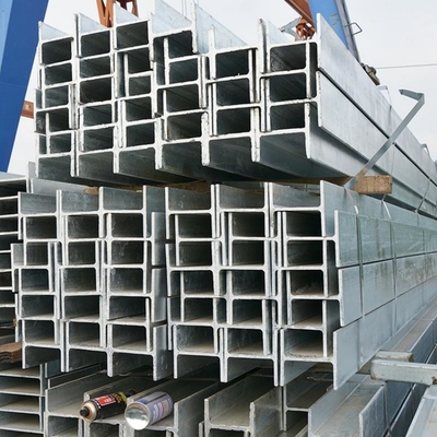 Galvanizado direto Q235 Q345 Aço carbono H-Beam AISI Altura 100-900mm laminado a frio quente