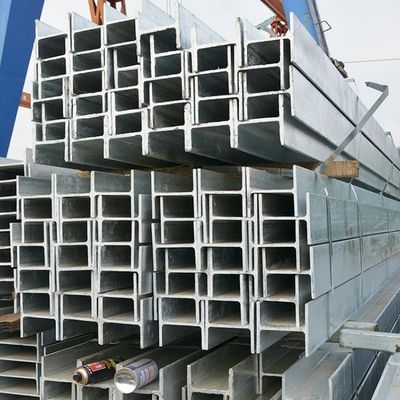 Feixes de aço de carbono de baixa resistência galvanizados a quente ASTM A36/Q235/Q355 H