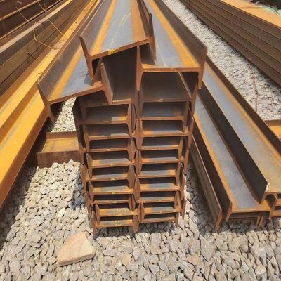 11.8m Comprimento Ss400 Grau Galvanizado Soldado Secção de I-Beam aço estrutural I-Beam