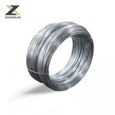 0.3mm de aço galvanizado com alto teor de carbono, fio de aço revestido de zinco, galvanizado por imersão a quente
