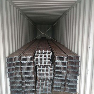 ASTM A36 JIS Ferramenta laminada a quente galvanizada com viga H Soldada S235jr Ferro estrutural I-Beam Ss400 U