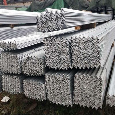 Barras de ângulo galvanizadas 3 mm de aço carbono mergulhado a quente ângulo com tolerância igual a 2%