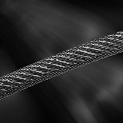 Pedido personalizado elevador guindaste plástico revestido galvanizado fio de aço inoxidável