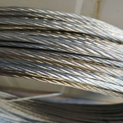 7 fios 1X7 1X19 7X7 15,2 mm 15,24 mm 12,7 mm PC Acero Galvanizado
