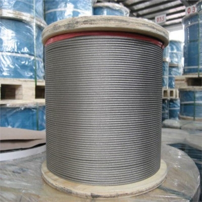 Superfície lisa 1/2 polegada 6X19 Iwrc Elétrico Galvanizado e não Galvanizado Fios de Aço