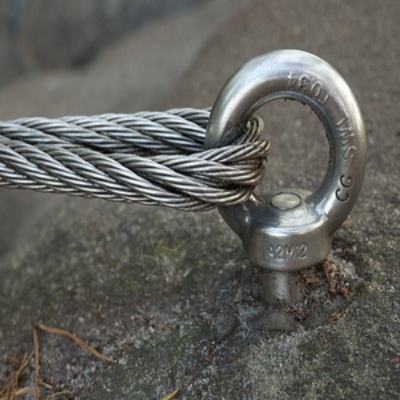 Superfície lisa 1/2 polegada 6X19 Iwrc Elétrico Galvanizado e não Galvanizado Fios de Aço