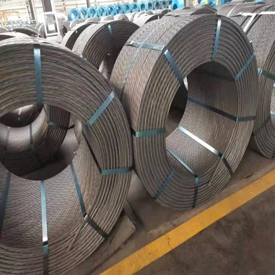 Fios de filamentos de aço pretensos de alta tração de 1,0 mm-120 mm para filamentos PT ligados a concreto