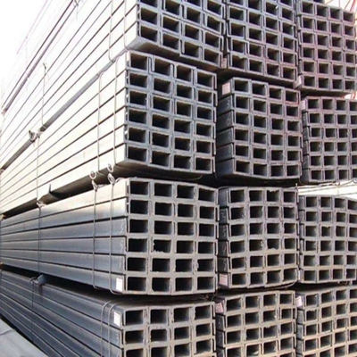 5-12m comprimento galvanizado a quente U Beam Canal S275jr S355jr Ss400 St37 St52 Estrutura de aço galvanizado Q235 Canal de aço personalização