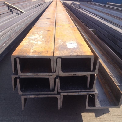 Largura 40-550 mm U Canal U Beam laminado a quente aço estrutural de carbono leve S235jr S355jr