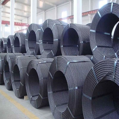 1860MPa 1mm 2mm 7 Wire PC Ht Torcido Filamento de aço inoxidável Corda Filamento de aço galvanizado