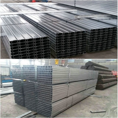 Rolamento a quente Galvanizado U Beam Steel U Channel Structural Steel C Channel / C Profile