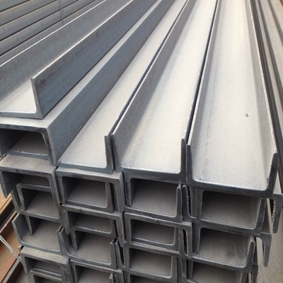 Canais de aço carbono laminados a quente / a frio JIS GB ASTM En DIN para entrega imediata