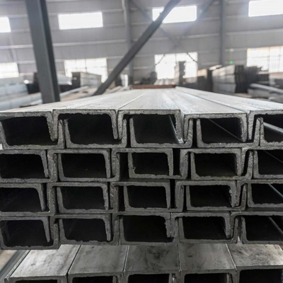 BS Standard 5-12m comprimento ASTM A36 aço galvanizado C canal para edifícios industriais