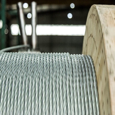 Fios de aço galvanizado PC de 6 mm não ligados para cabos/cordas/fios de núcleo oco