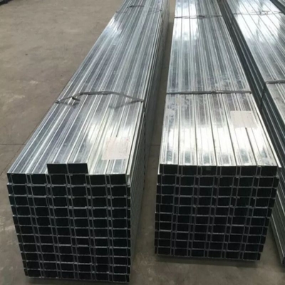 S235jr Canal de aço de qualidade com acabamento liso ou galvanizado e altura personalizável