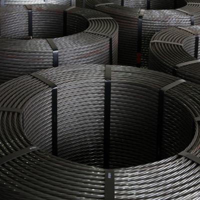Tolerância de 1% Cordas de arame de aço galvanizadas ou não galvanizadas para personalização de fins gerais