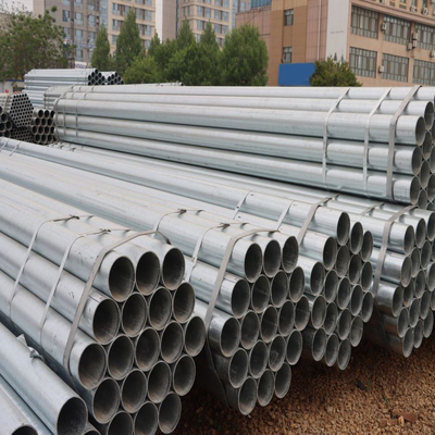 Tubo de aço galvanizado Tubo de aço carbono 1/4 &quot;-48&quot; Tubo de aço galvanizado galvanizado sem costura / soldado