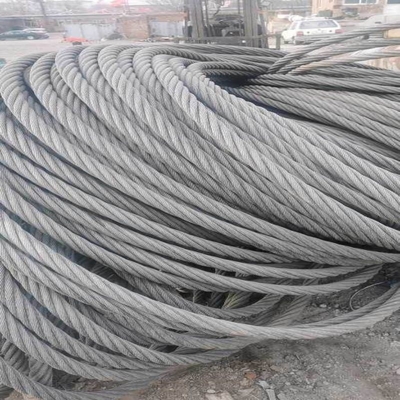 Fios de aço galvanizados/não galvanizados para elevação, elevação e derricking