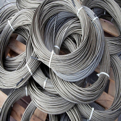 Fios de aço galvanizados/não galvanizados para elevação, elevação e derricking
