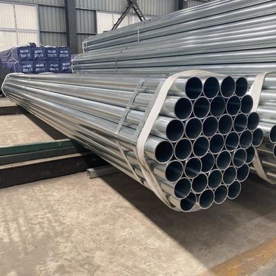 0.3-40 mm Espessura Tubos galvanizados com secção redonda