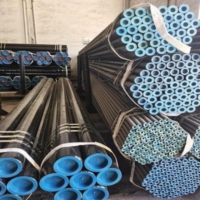 Revestimento preto API5l ASTM A53 A106 Tubo de aço sem costura de carbono para cargas pesadas grau X60
