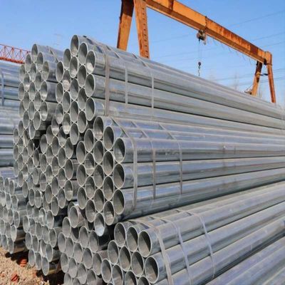 Fácil instalação Tubos redondos de aço galvanizado para andaimes