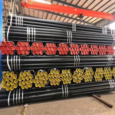X46 Grau ASTM A53 A10 API 5CT Tubo sem costura de aço carbono para gasoduto de óleo