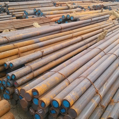 SAE 1045 1020 Ferro laminado a quente Barras redondas de aço carbono Barras redondas de aço na norma JIS