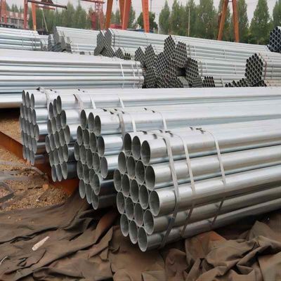 EXW Tubo de aço carbono Ferro galvanizado para secção oca de aço galvanizado DIP