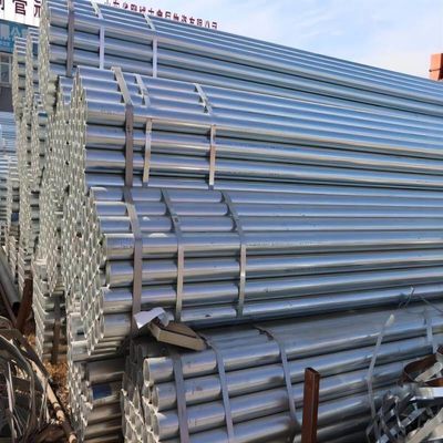 Tubos galvanizados Q235 Q335 Ss400 Gi de aço Pre Hot DIP Tubos galvanizados para construção