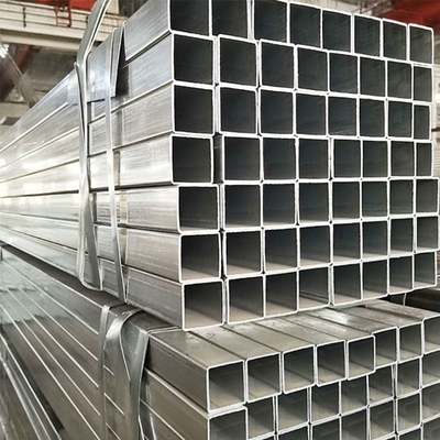 Tubo quadrado galvanizado de 1X1 polegadas para secção de caldeira redonda