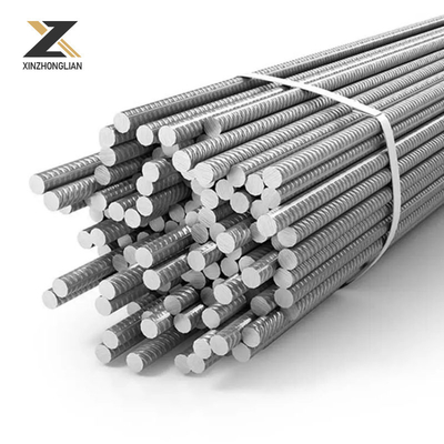 HRB400 Rebar de concreto de construção com tolerância de 1% e barra de aço carbono