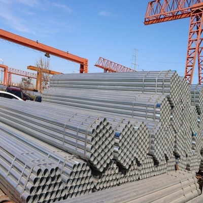 4 polegadas Q235 Q345 Tubos de aço pré-galvanizados com espessura galvanizada de 0,3-40 mm