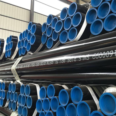 Tubos de aço carbono preto API5l/API5CT 3-12m ou conforme necessário com diâmetro personalizado 2&quot;-48