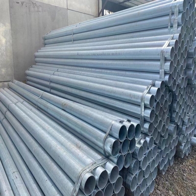 Tubo EMT galvanizado de aço de tira branca 1/4 &quot;-48&quot; para tubulação elétrica de precisão sem costura