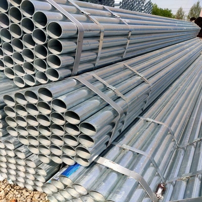Tubo EMT galvanizado de aço de tira branca 1/4 &quot;-48&quot; para tubulação elétrica de precisão sem costura