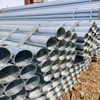Tubo EMT galvanizado de aço de tira branca 1/4 &quot;-48&quot; para tubulação elétrica de precisão sem costura