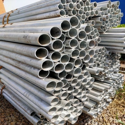 Tubo EMT galvanizado de aço de tira branca 1/4 &quot;-48&quot; para tubulação elétrica de precisão sem costura