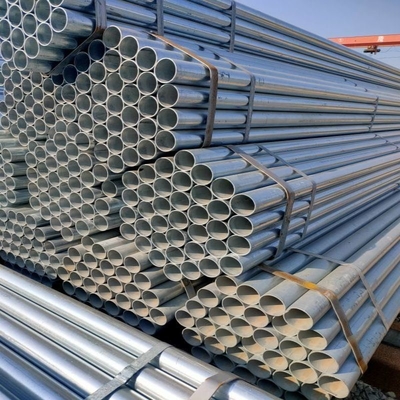 6 metros de comprimento BS1387 tubo de aço revestido com zinco galvanizado tubo redondo tubular de ferro secção oca tubo Gp de aço carbono