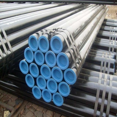 Tubo de aço carbono redondo sem costura com revestimento negro 10 20 Q235 Q345 para oleodutos e gasodutos