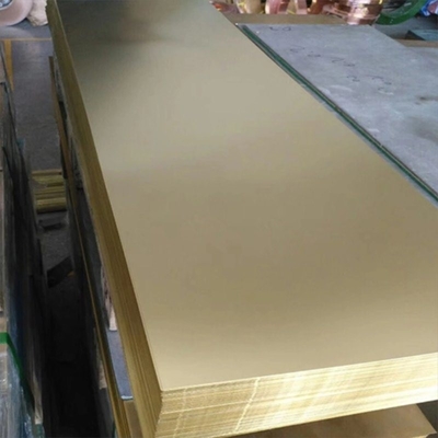 T1/T2 Placas de liga de cobre Fornecimento de chapas de cobre Latão 99,99% de pureza Cátodo para Indústria