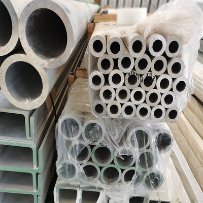 Shandong Silver Aluminium Tube Pipe 1060 3003 6061 6063 para peças de máquinas industriais