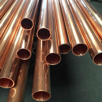 Espessura personalizada 0,1-60 mm ou largura 10-1500 mm Tubo de cobre vermelho ASTM Alsi JIS DIN GB En