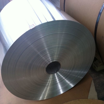 8011 11 14 80 Microns 0, 1 mm 30 cm Folha de alumínio Jumbo Roll com Tolerância 1% Prata