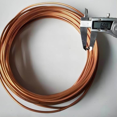 Largura personalizada Brass Copper Alloy Red Copper Wire com revestimento de prata Alta pureza 99,99%